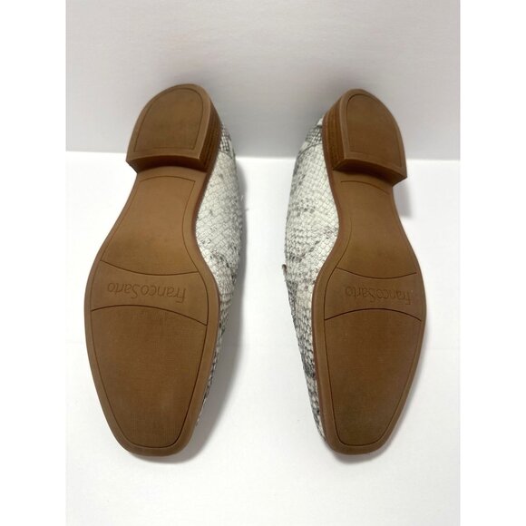 Franco Sarto Clarise2 Snake Print Leather Loafers Womens Shoes Size 8.5 slip-on - Picture 6 of 14